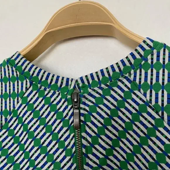 Anthropologie Maeve Dress A-Line Back Zip Sleeveless Jacquard Knit Women Medium - Picture 10 of 16